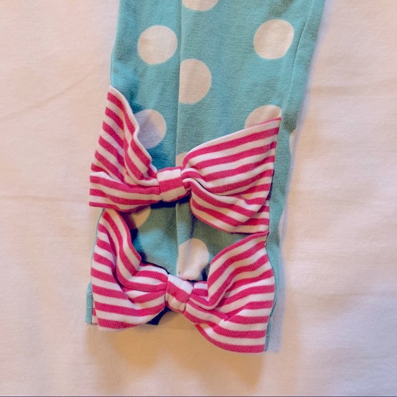 Matilda Jane pants aqua w/ polka dots size 6 - Picture 3 of 4